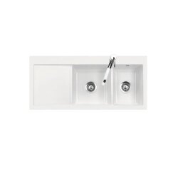 Systemceram Einbauspüle KeraDomo MERA DOUBLE Becken...