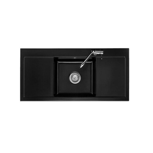 Systemceram Einbauspüle KeraDomo MERA MIDDLE F flächenbündig einbaubar