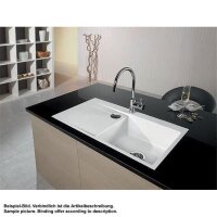 Systemceram Einbauspüle KeraDomo STEMA 90 F flächenbündig Becken rechts