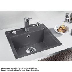 BLANCO Einbauspüle DALAGO 5-F Silgranit flächenbündig einbaubar cafe