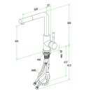 Villeroy & Boch Küchenarmatur Steel Shower | Hochdruck