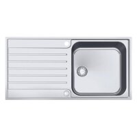 Franke Einbauspüle Argos AGX 211-100 Edelstahl, Druckknopfventil