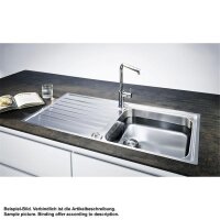 Franke Einbauspüle Argos AGX 211-100 Edelstahl, Druckknopfventil