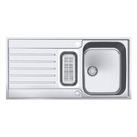 Franke Einbauspüle Argos G AGX 251 G Edelstahl, Druckknopfventil