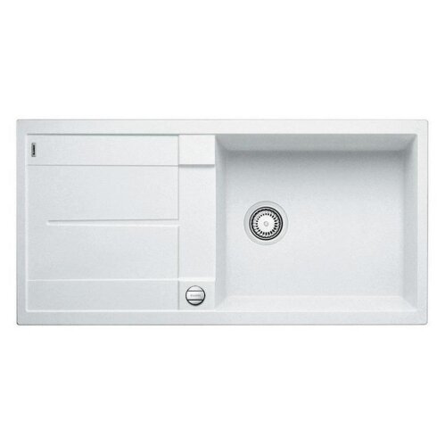BLANCO Einbauspüle METRA XL 6 S-F Silgranit flächenbündig einbaubar weiß