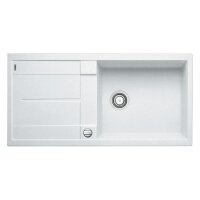 BLANCO Einbauspüle METRA XL 6 S-F Silgranit flächenbündig einbaubar weiß