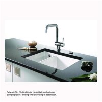 Systemceram Unterbauspüle KeraDomo MERA 60 U/g (mit geschliffener Oberseite)