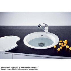 Franke Einbauspüle Pamira ROG 610-41 Fragranit+, Stopfenventil
