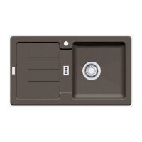 Franke Einbauspüle Strata STG 614-78 Fragranit+, Stopfenventil Cashmere