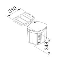 Franke Einbau-Abfallsammler Sorter Mini