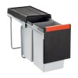 Franke Einbau-Abfallsammler Sorter Cube 30 Handauszug 2-fach (2 x 15 L)