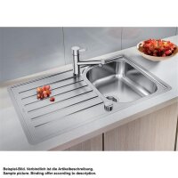 BLANCO Einbauspüle LANTOS 45 S-IF Salto Edelstahl Bürstfinish