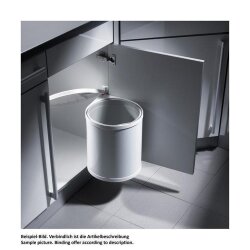 Hailo Abfallsammler 3515001 Mono 15 weiß