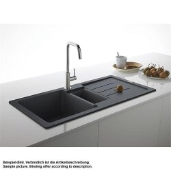 Franke Einbauspüle Strata STG 651-86 Fragranit+, Stopfenventil Onyx