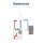 BLANCO Küchenarmatur AMBIS-S Einhebelmischer | Ausziehbare Schlauchbrause | Edelstahl gebürstet