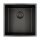 Caressi Einbauspüle Black und White Line CAGRPP40-TU 45 x 45 cm