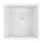 Caressi Einbauspüle Black und White Line CAGRPP40-TU 45 x 45 cm