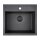 Caressi Einbauspüle Black und White Line CAGR50KR-TU 56 x 51 cm
