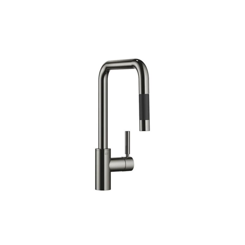 Mitigeur De Cuisine Dornbracht META SQUARE - Bec Pull-down, Pulvérisation, Finition Chrome