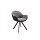 Naber Stuhl Sitro 1AC, Gestell Schwarz matt, starr, oval