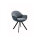 Naber Stuhl Sitro 1AC, Gestell Schwarz matt, starr, oval